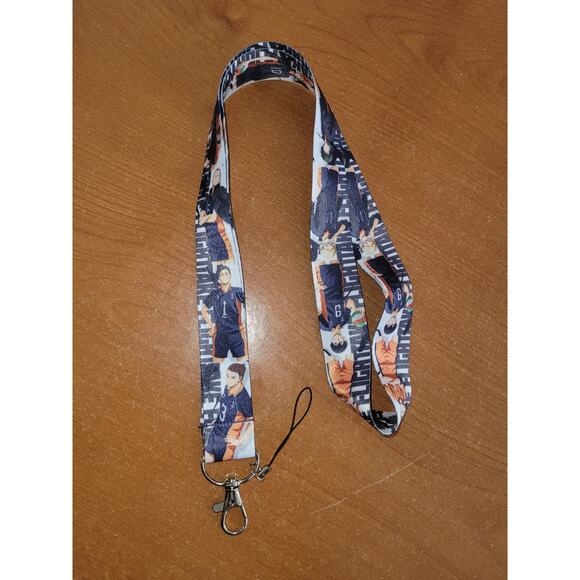 Best Japanese Anime Series Haikyuu Characters Cell phone Holder Blue Lanyard - Picture 6 of 6